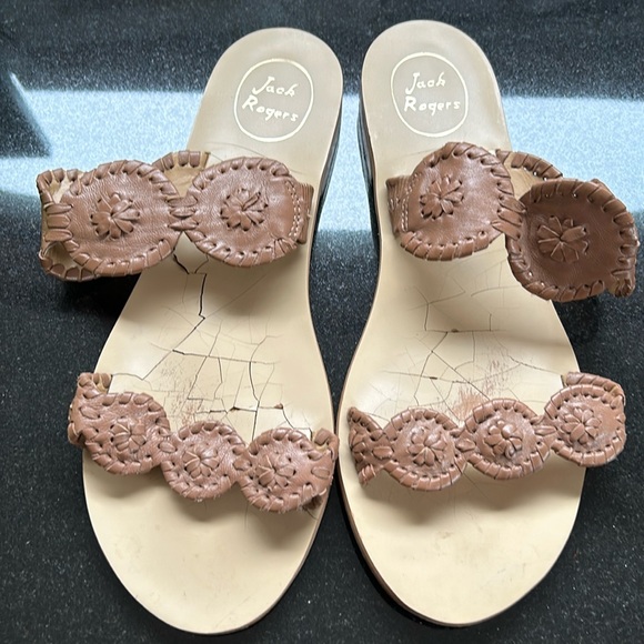 Jack Rogers “Lauren” slides - Picture 1 of 4